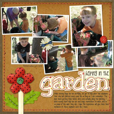 Helping in the Garden