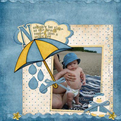 1st day at the beach