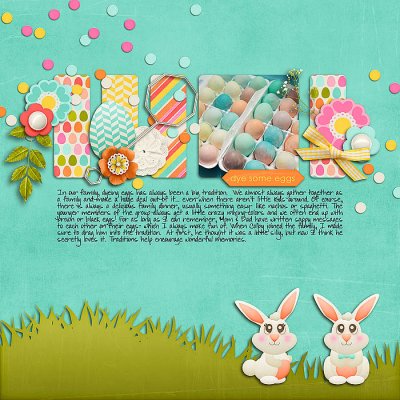 Dye eggs