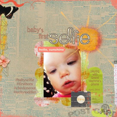 baby's first selfie!