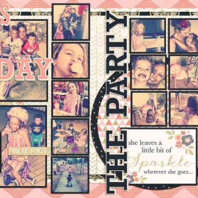 4th Birthday Double Spread