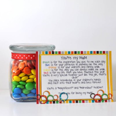 M&M Teacher Thank You