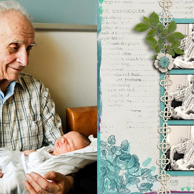 First time with great-grandfather