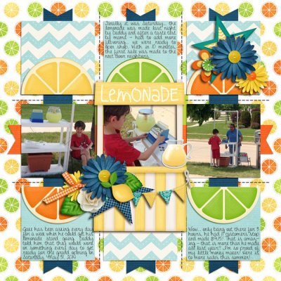 1st lemonade stand of the season