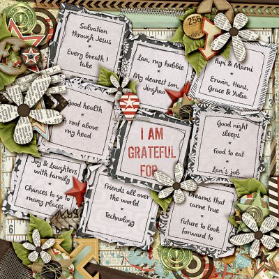 I am grateful for...