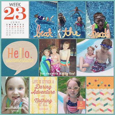 Project Life 2014 Week 23 Right