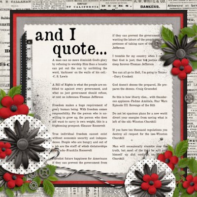 and I quote..
