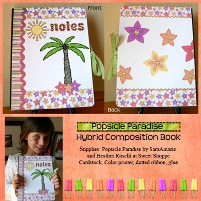 Hybrid Popsicle Paradise Composition Book