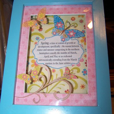 Spring Shadow Box