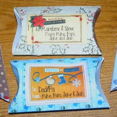 Pillow Boxes for Gift Cards