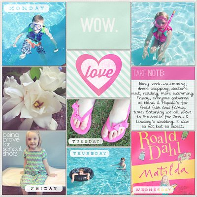 Project Life 2014 Week 25 Left
