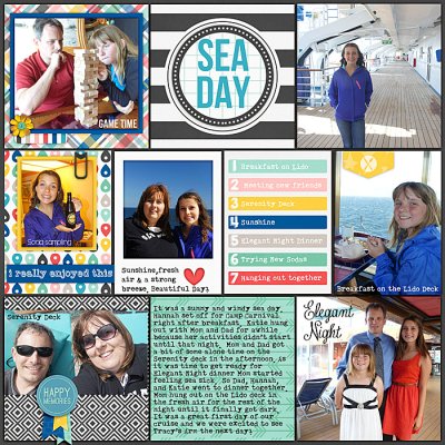 Project Life Vacation Album 2013 - Alaska Cruise Day 1 Right