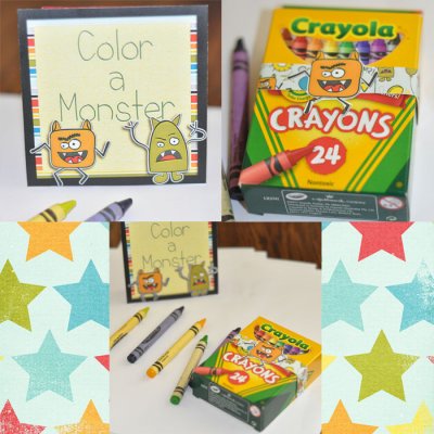 Color a Monster Favor
