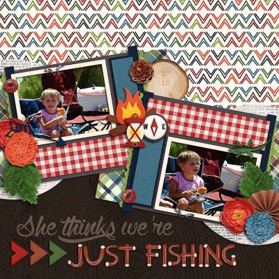 She thinks we're just fishing...
