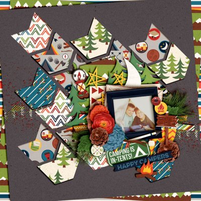 LO311 - A Happy Family Gone Camping Kit