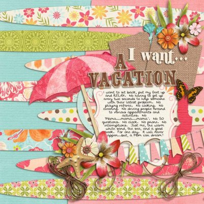 I want...