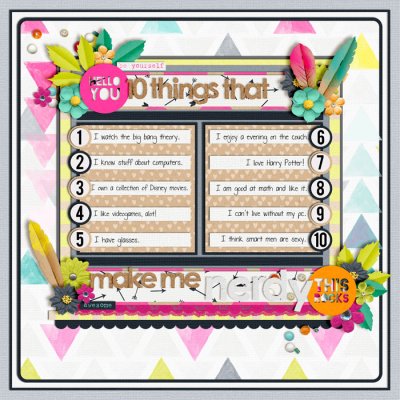 10 things that make me nerdy.