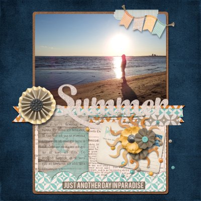 a walk on the beach