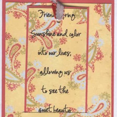 Bookmark Card