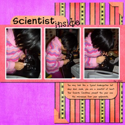 Scientist inside