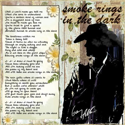 Smoke rings in the dark