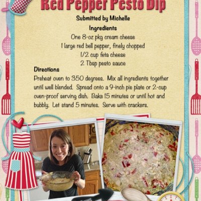 Red Pepper Pesto Dip