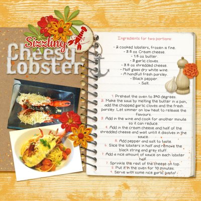 Cheesy Lobster.