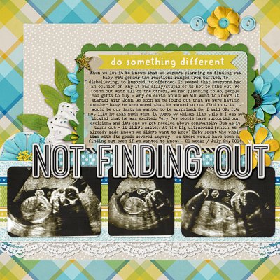 not finding out