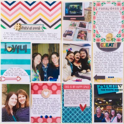 Hybrid Pocket Page using My Happy Space