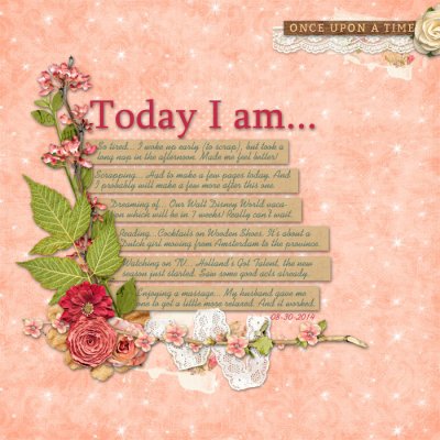 Today I Am...