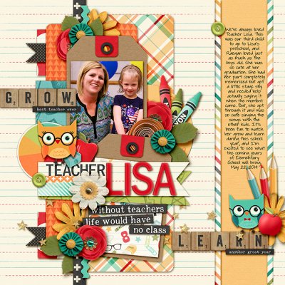 Rae and Teacher Lisa