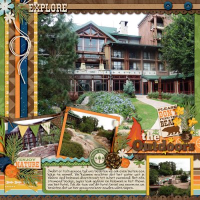 The Wilderness Lodge outdoors.