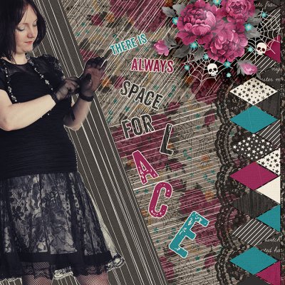 Space for lace