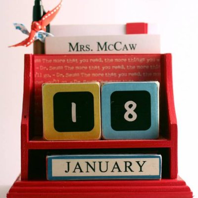Teacher Gift - Desk Calendar
