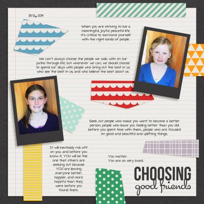 Choosing good friends