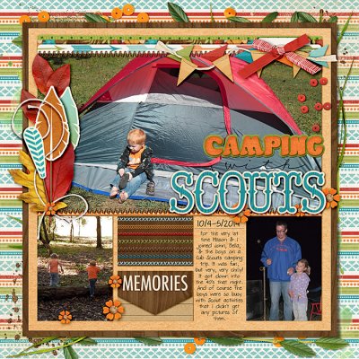 camping with scouts