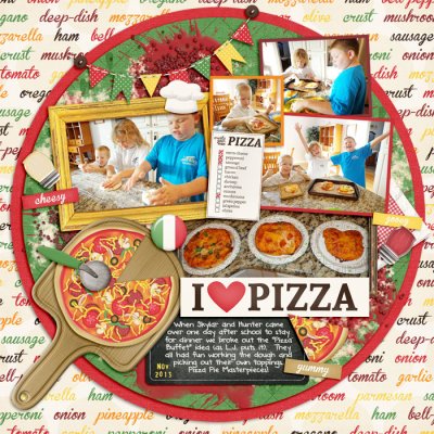 i heart pizza