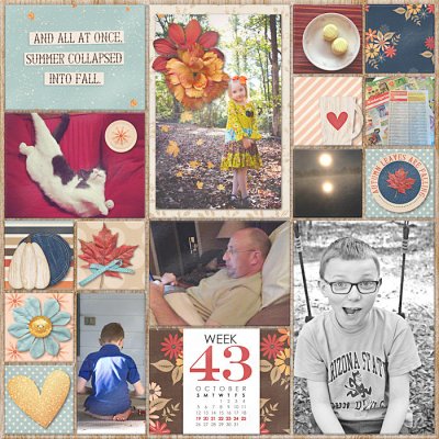 Project Life 2014 Week 43 Left