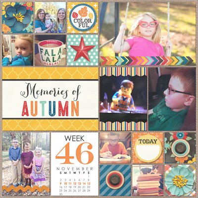 Project Life 2014 Week 46 Left