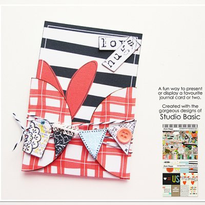 Love & Hugs journal card presentation
