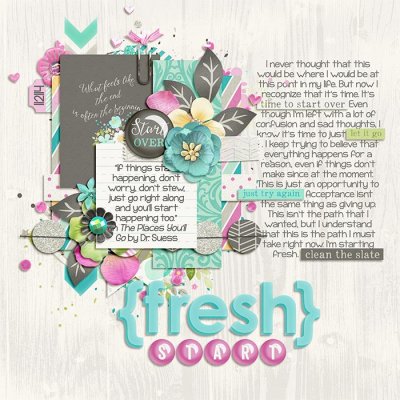 Nov 16: Fresh Start