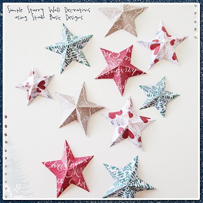 Simple Starry wall decorations
