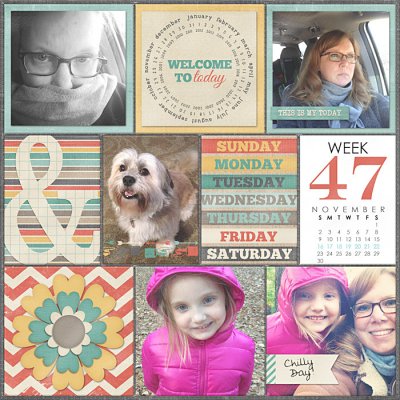 Project Life 2014 Week 47 Left