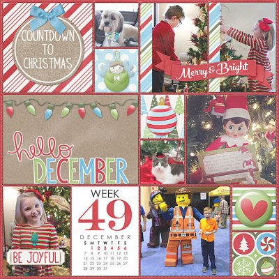 Project Life 2014 Week 49 Left