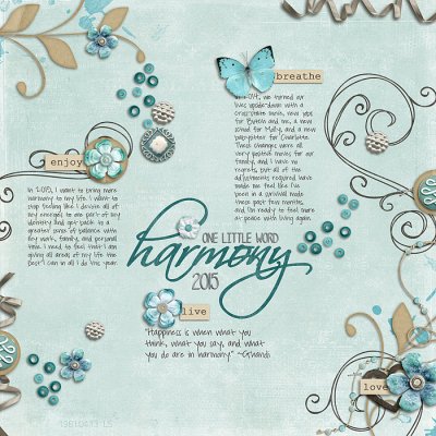 Harmony -- 2015 One Little Word