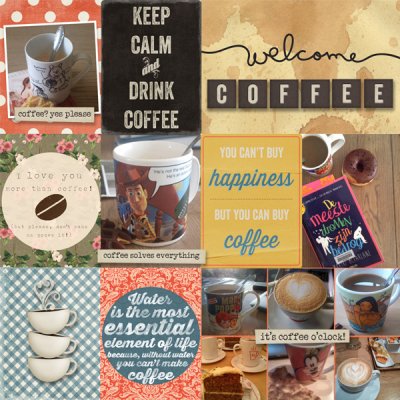 Bingo Jan Nr4 - 4 Pocket Cards: Coffee