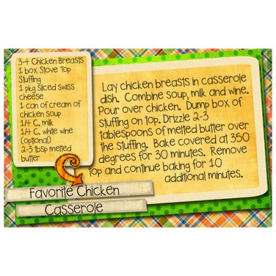 Main Course Recipe...Favorite Chicken Casserole