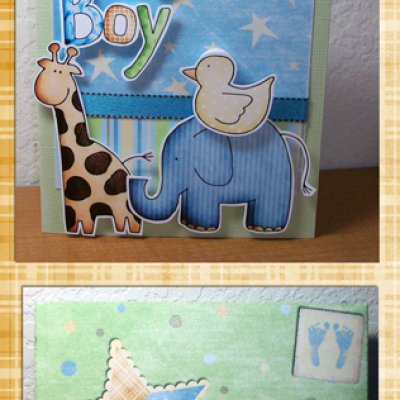 {Hybrid} Baby Boy Card
