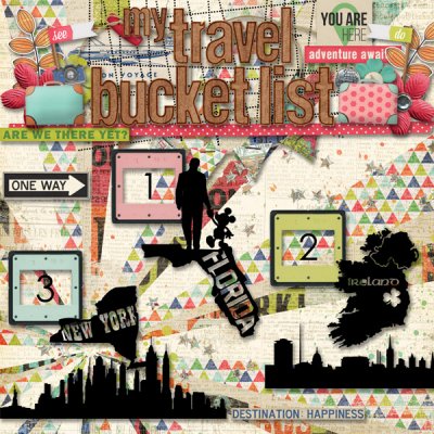 Bingo Jan Nr13 - 'My Travel Bucket List'