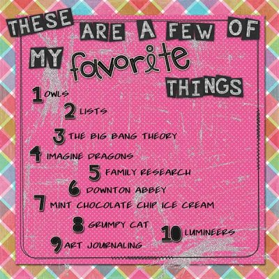 2015 Jan Bingo: A Top 10 List